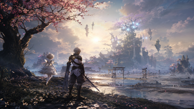Oninaki original game remake reference artwork 3