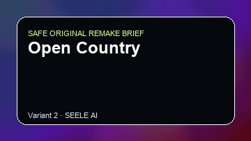 Open Country original game remake reference artwork 2