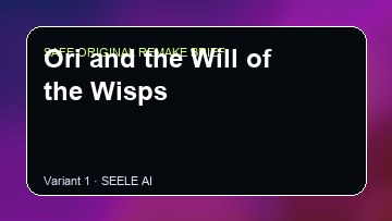 Ori and the Will of the Wisps Game Customer Remake preview