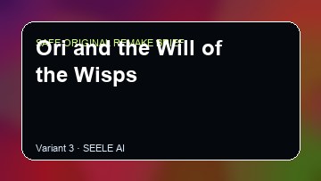 Ori and the Will of the Wisps original game remake reference artwork 3