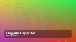 Origami Paper Art Image Generator preview