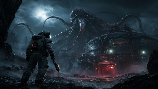 Outer Terror original game remake reference artwork 1
