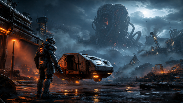 Outer Terror original game remake reference artwork 2