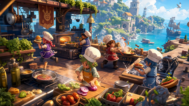 Overcooked 2 original game remake reference artwork 3