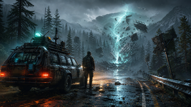 Pacific Drive Anomaly Route original game remake reference artwork 2
