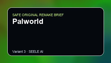 Palworld original game remake reference artwork 3