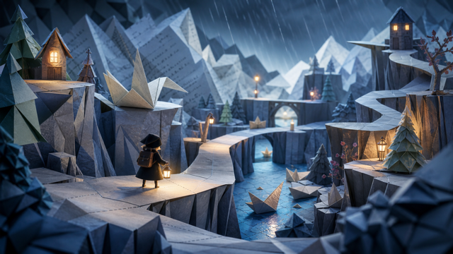 Paper Trail original game remake reference artwork 1