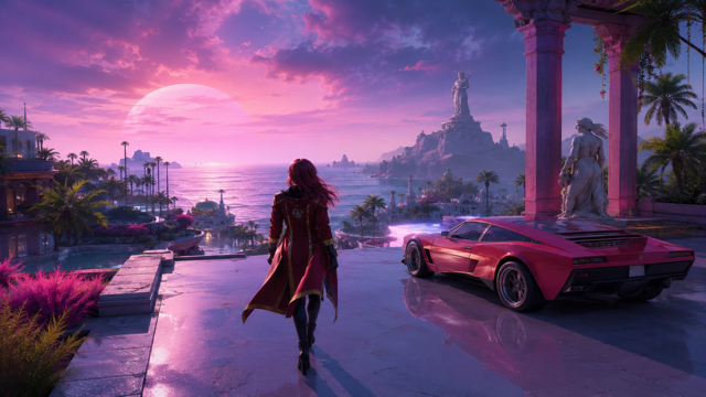 Paradise Killer original game remake reference artwork 2