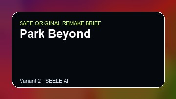 Park Beyond original game remake reference artwork 2