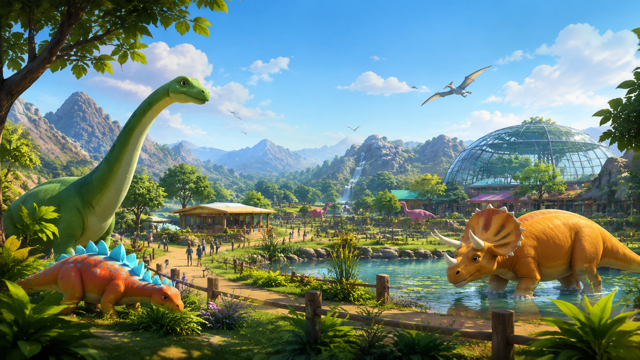 Parkasaurus original game remake reference artwork 1
