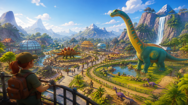 Parkasaurus original game remake reference artwork 2