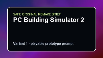 PC Building Simulator 2 original pc building simulator 2 custom game reference artwork 1