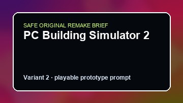 PC Building Simulator 2 original pc building simulator 2 custom game reference artwork 2