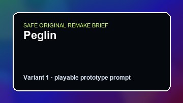 Peglin Banners of Ruin Custom Game Builder preview
