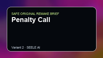 Penalty Call original game remake reference artwork 2