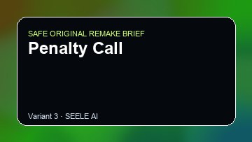 Penalty Call original game remake reference artwork 3