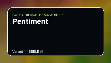 Pentiment Game Customer Remake preview