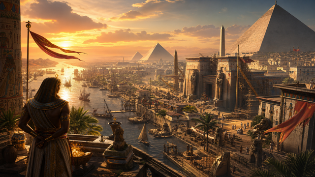 Pharaoh A New Era original game remake reference artwork 1