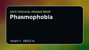 Phasmophobia original game remake reference artwork 3