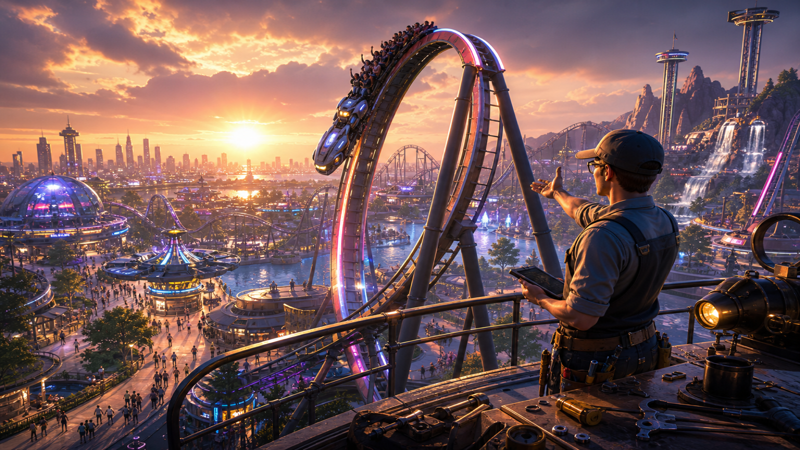 Planet Coaster 2 original game remake reference artwork 2