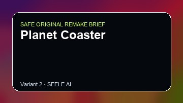 Planet Coaster original game remake reference artwork 2