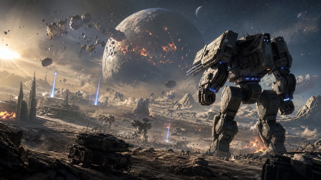 Planetary Annihilation Titans original game remake reference artwork 1