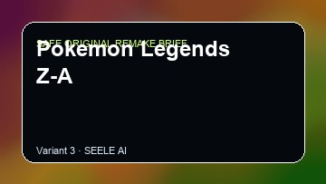 Pokemon Legends Z-A original game remake reference artwork 3