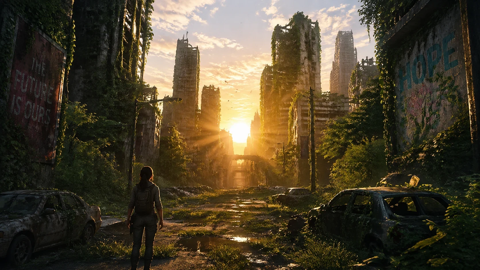 AI generated post-apocalyptic environments example 1