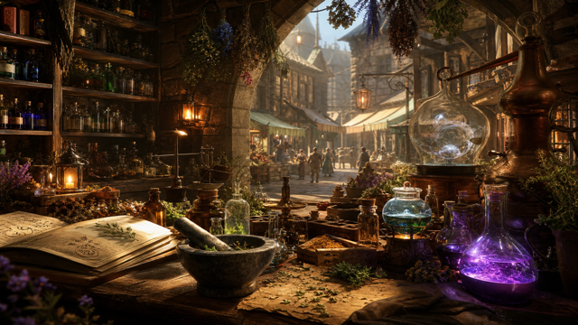 Potion Craft Alchemist Simulator original game remake reference artwork 1