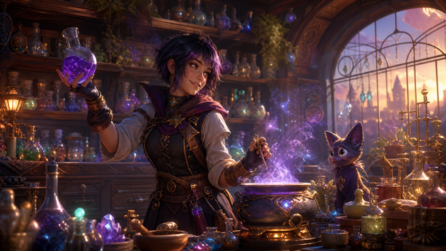 Potionomics original game remake reference artwork 3