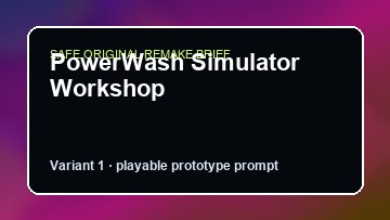 PowerWash Simulator Workshop original powerwash simulator workshop custom game reference artwork 1