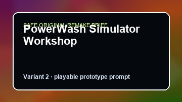 PowerWash Simulator Workshop original powerwash simulator workshop custom game reference artwork 2