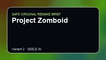 Project Zomboid original game remake reference artwork 2