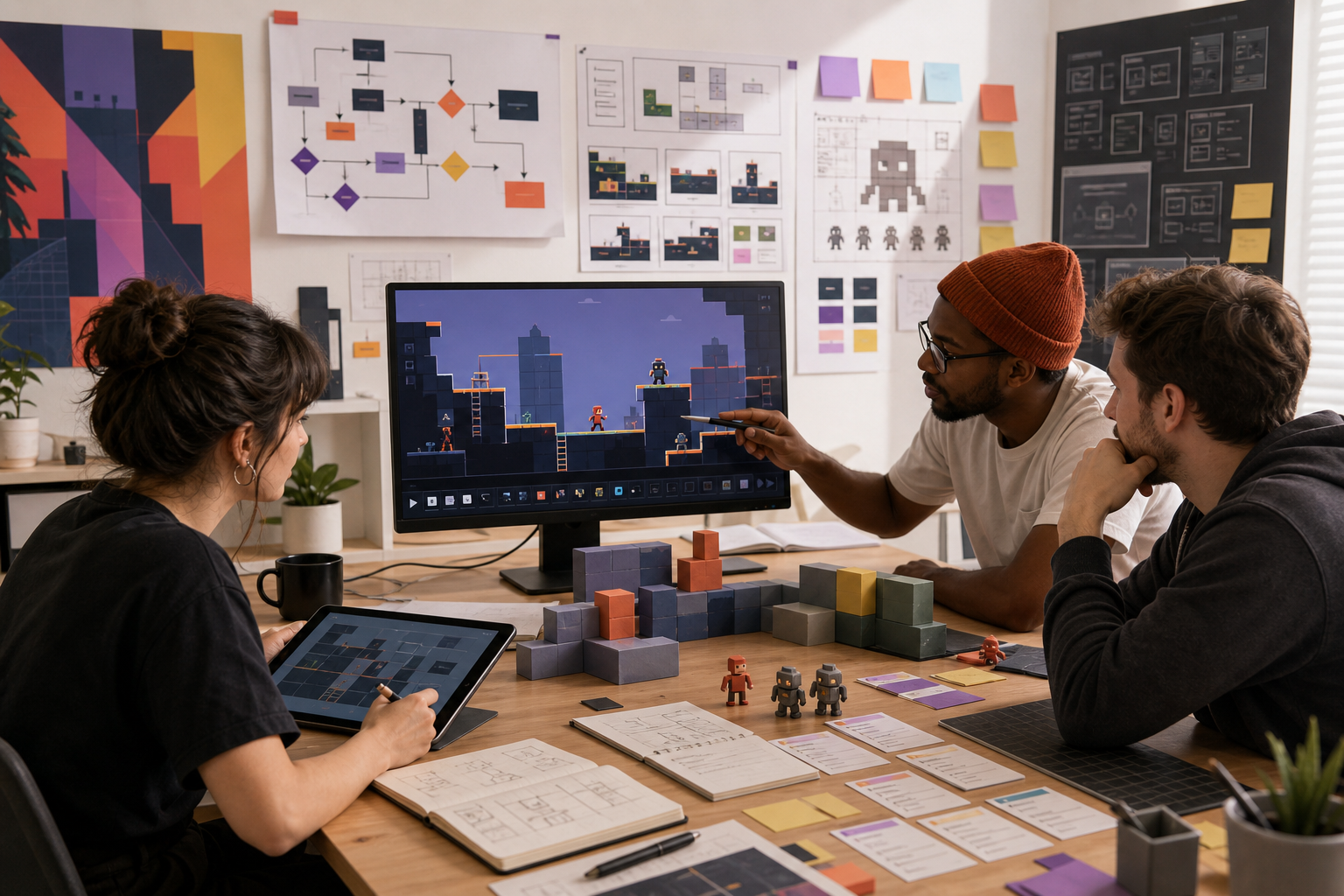 Prompt to Game Workflow: Turn Retro Action Inspiration into a Playable Slice playable slice planning figure