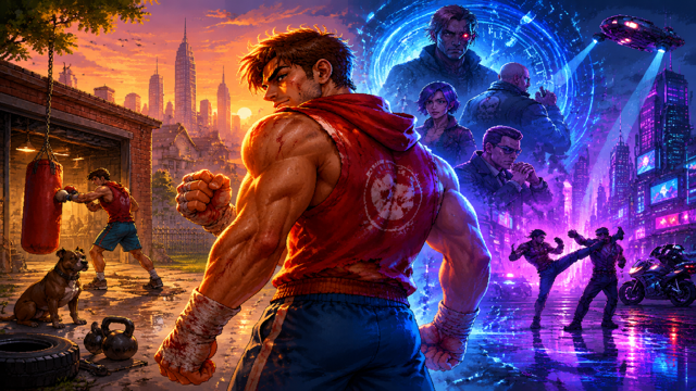 Punch Club 2 Fast Forward original game remake reference artwork 3