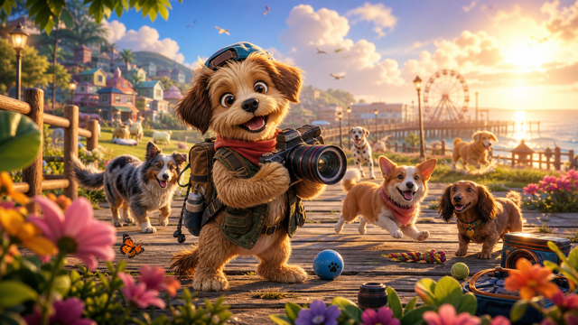 Pupperazzi original game remake reference artwork 2