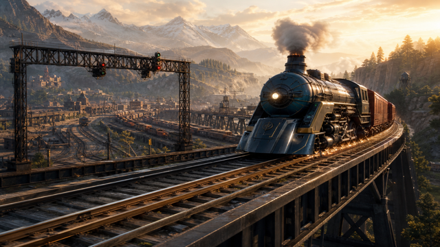 Rail Route original game remake reference artwork 2
