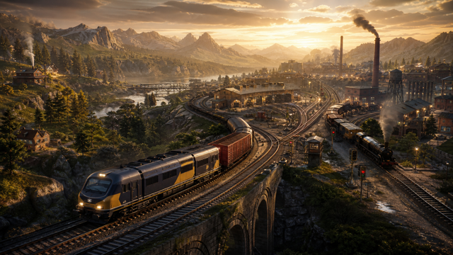 Rail Route original game remake reference artwork 3