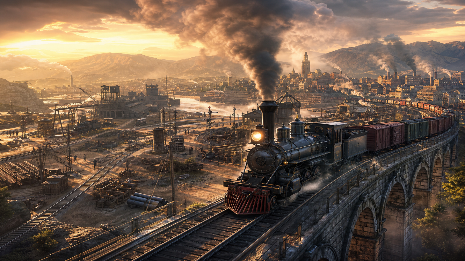 Railway Empire 2 original game remake reference artwork 2