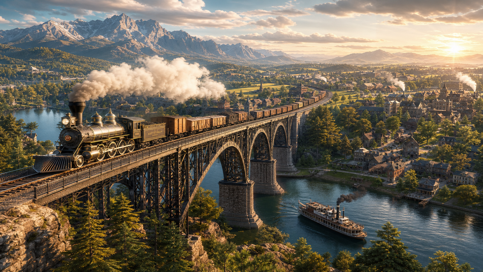 Railway Empire 2 original game remake reference artwork 3