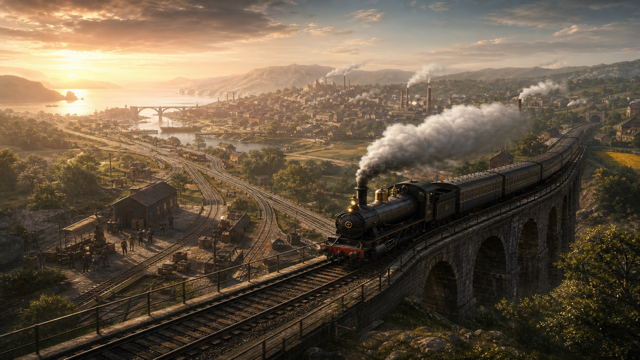 Railway Empire 2 Out There Oceans of Time Custom Game Builder preview