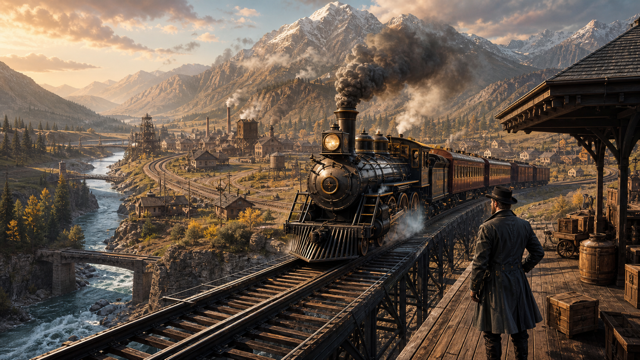 Railway Empire original railway empire custom game reference artwork 2