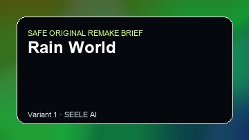 Rain World Game Customer Remake preview