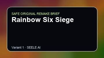 Rainbow Six Siege Game Customer Remake preview