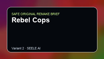Rebel Cops original game remake reference artwork 2