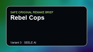 Rebel Cops original game remake reference artwork 3