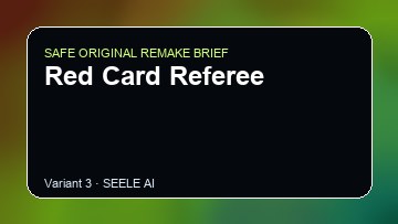 Red Card Referee original game remake reference artwork 3