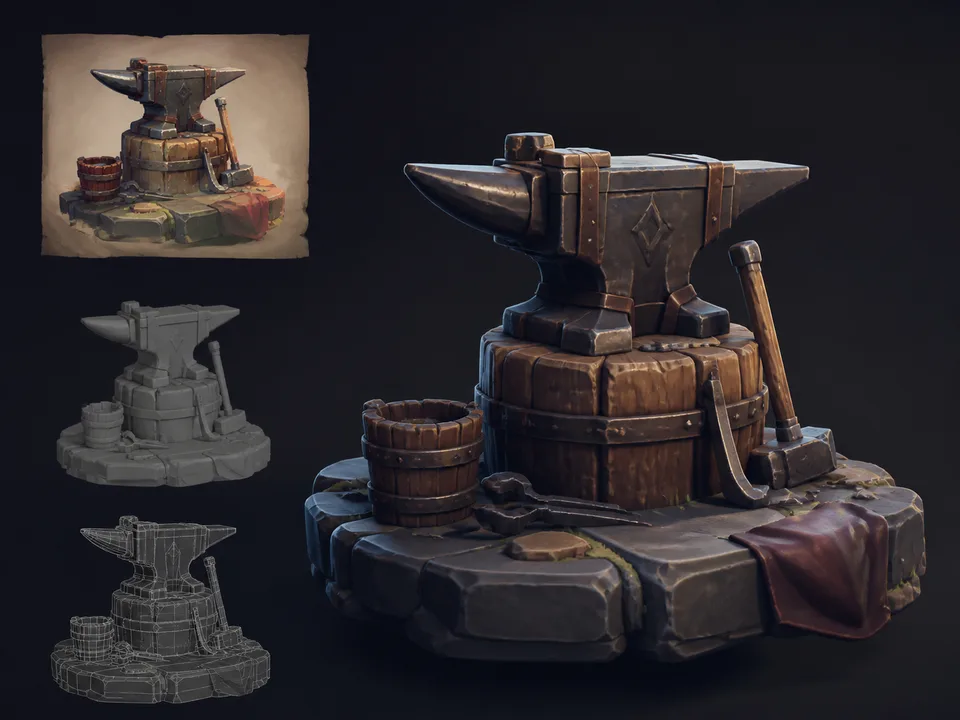 image to 3D model conversion visual showing lp hero 03