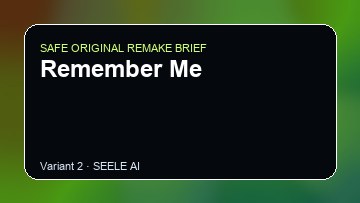 Remember Me original game remake reference artwork 2