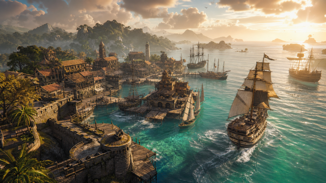 Republic of Pirates original game remake reference artwork 3